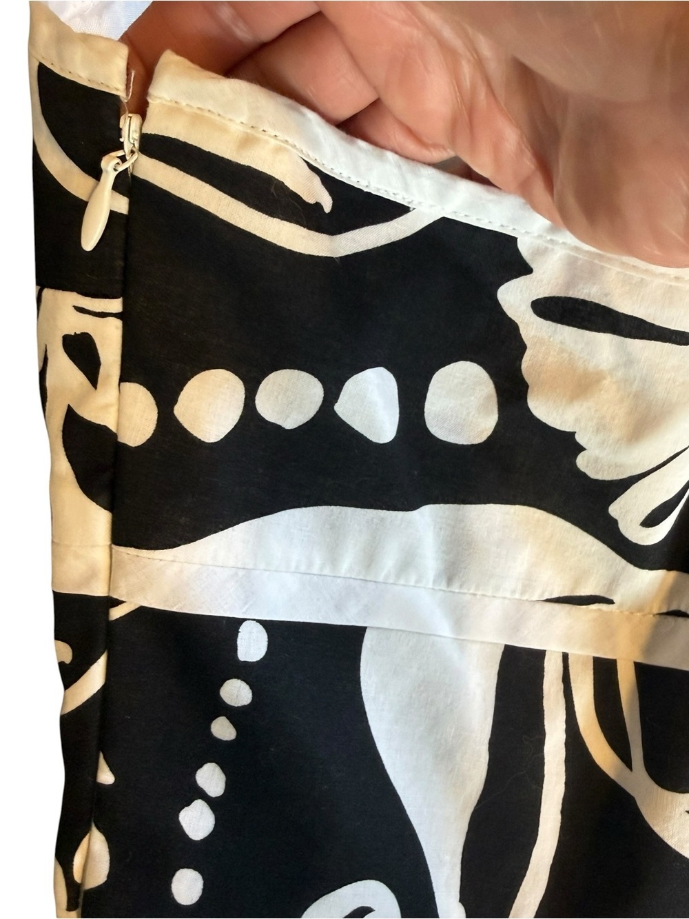 Harold's Black & White Floral Strappy Mini Dress - Picture 7 of 11